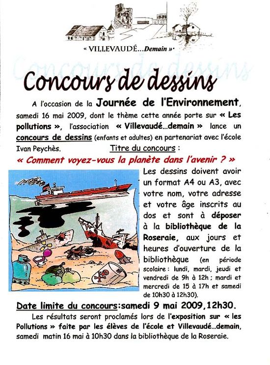 Concours dessin environnement 2009