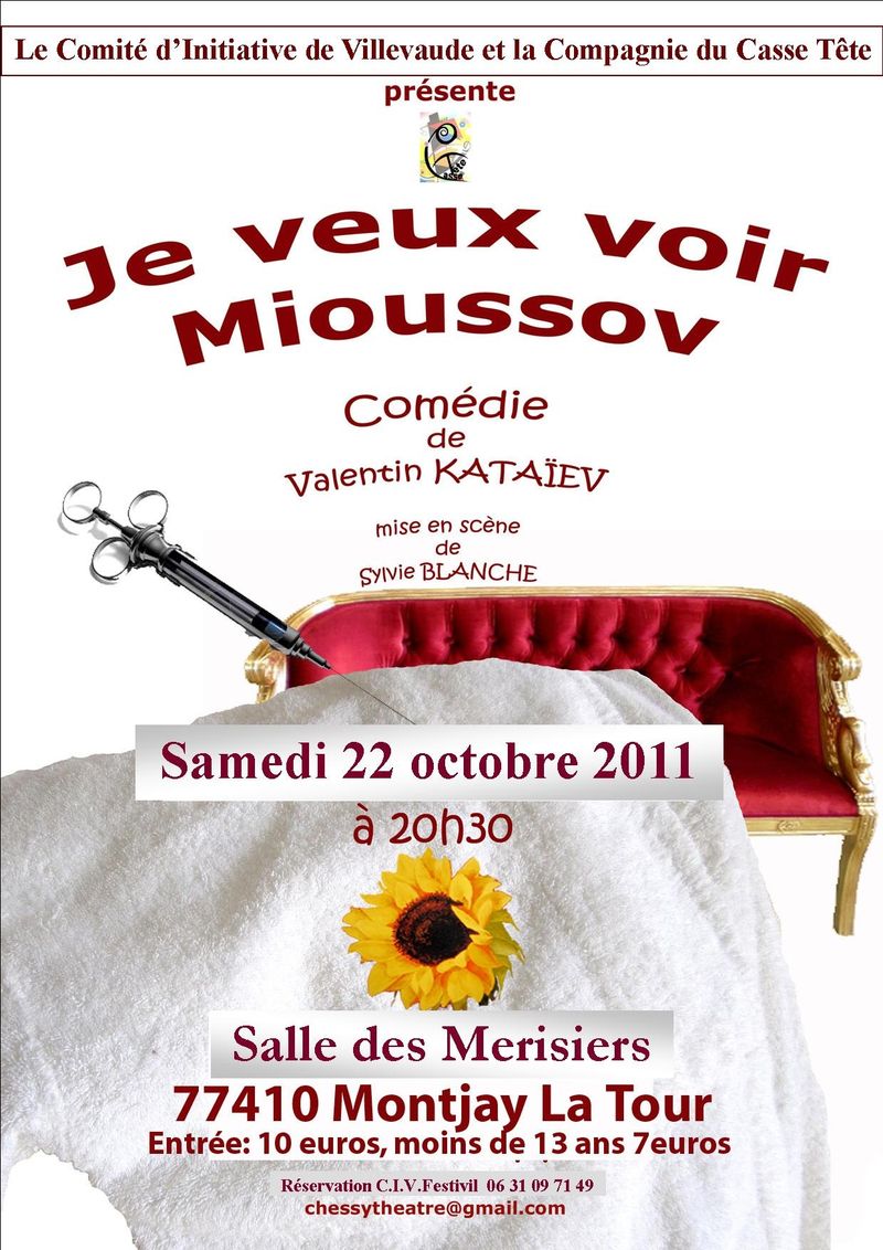 Affiche théâtre oct 2011