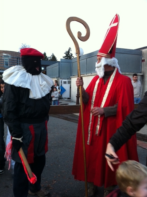 Saint Nicolas et père Fouettard