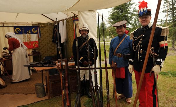 Tente de soldats du 4e régiement d'infanterie coloniale