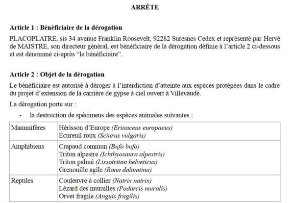 Arrete 1