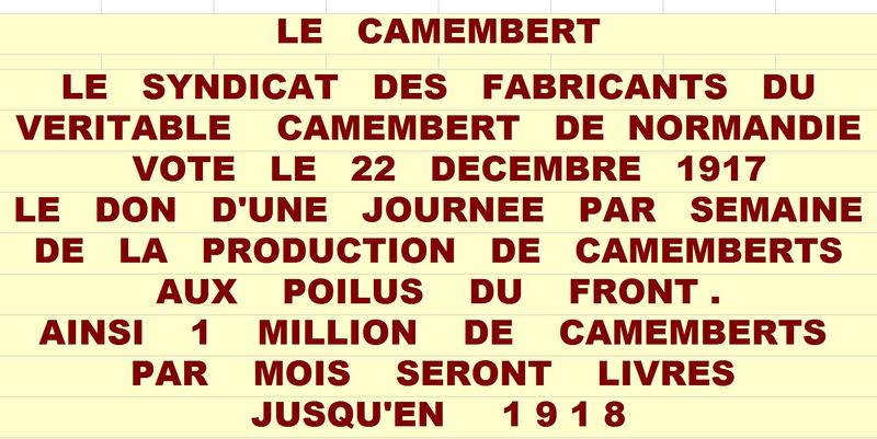 Le camembert