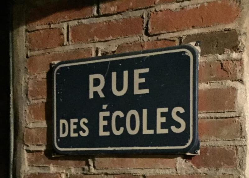 Rue écoles