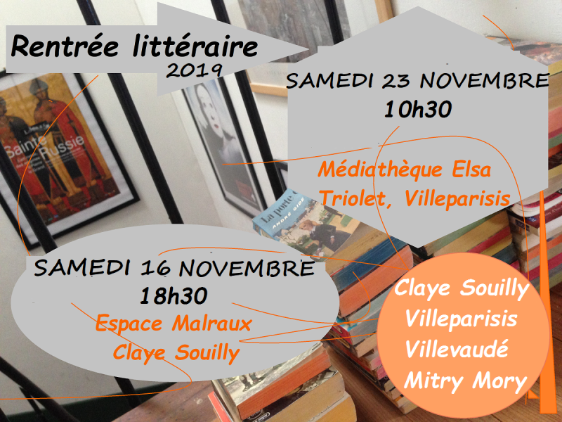 Affiche rentrée littéraire 2019