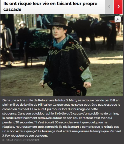 L'authentique costume de cow-boy porté par Marty McFly (Michael J. Fox)  dans Retour vers le futur III