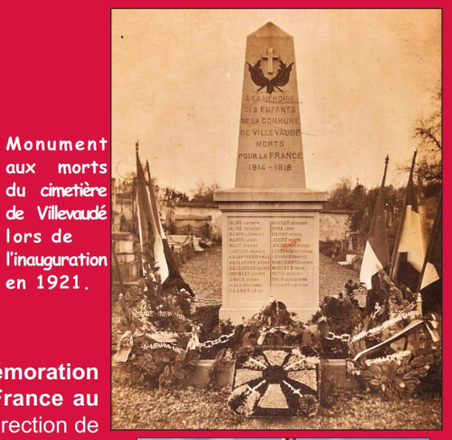 Monument morts villevaudé 1