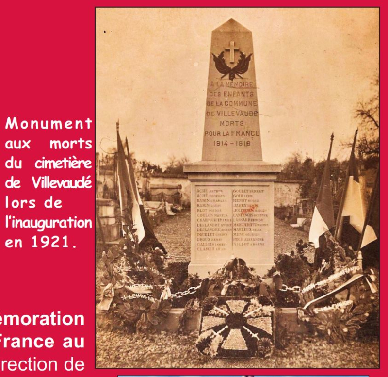 Monument morts villevaudé 1