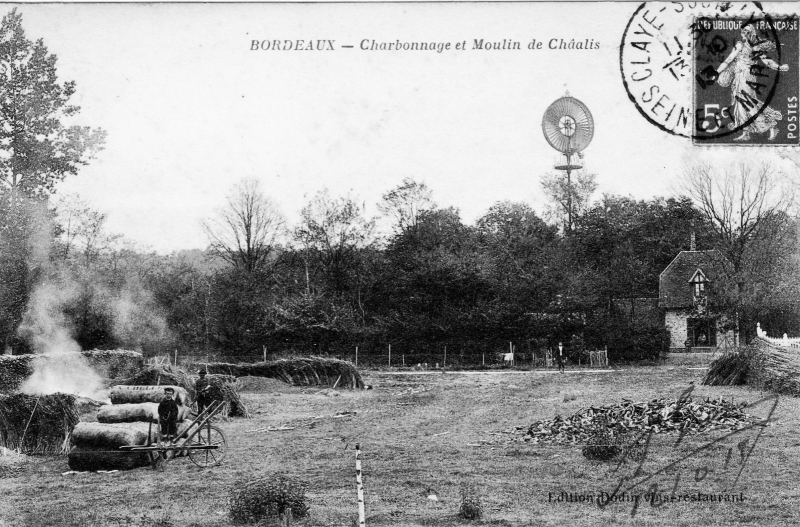 3 PHOTO N-3 Moulin de Chaalis 1913