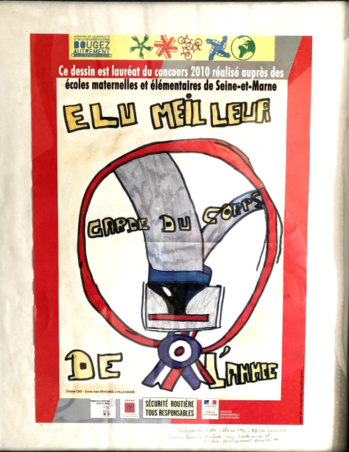 Affiche securité routière