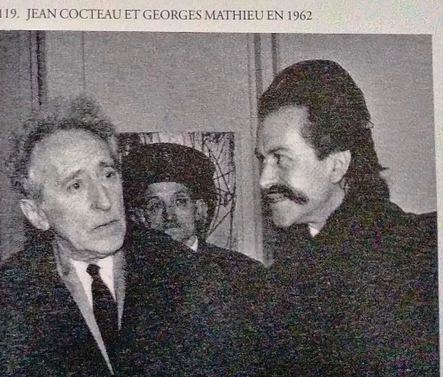 Cocteau et Mathieu en 1962 (1)